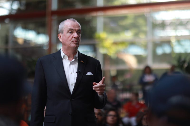 Gov. Phil Murphy holds a Public Union Budget briefing at Union County Community College in Cranford on Saturday, May 18, 2019.