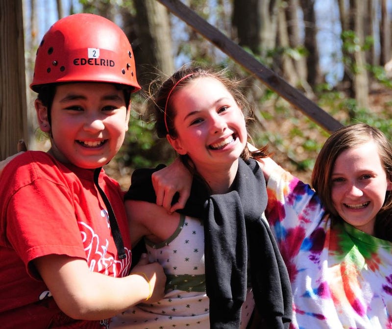 Genesee Valley Outdoor Learning Center kids outside