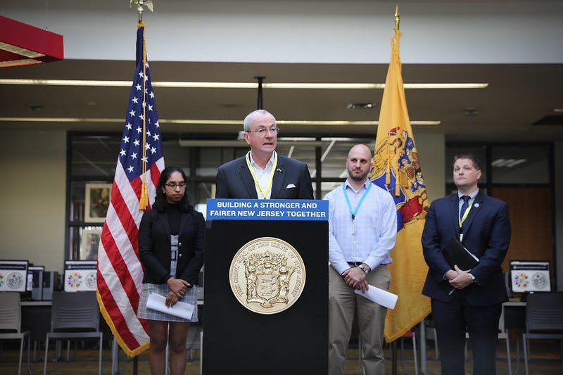 Governor Phil Murphy announces a five-point Computer Science for ALL State Plan and FY20 Funding Opportunities at Bridgewater-Raritan High School