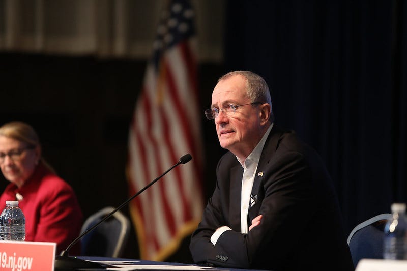Governor Phil Murphy holds a coronavirus briefing