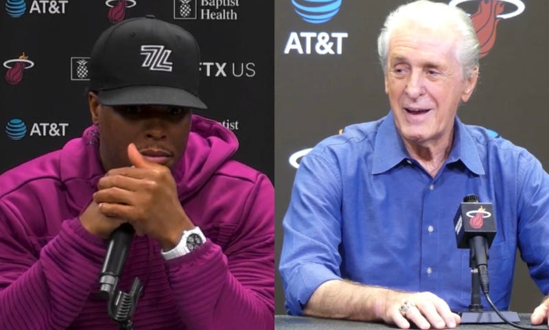 Kyle Lowry and Pat Riley
