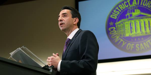 Santa Clara County District Attorney Jeff Rosen released a report about racial and ethnic disparities in criminal prosecutions by his office.