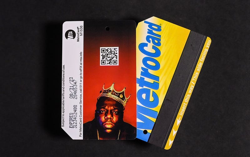 Biggie's 50th Bday MetroCard