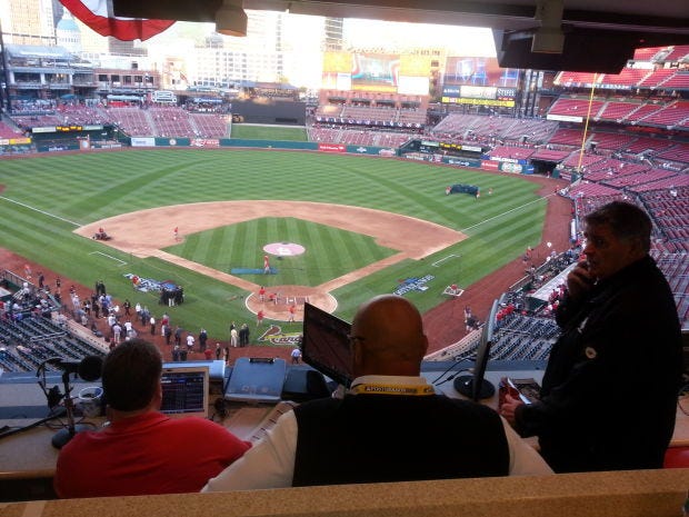 Cardinals KMOX broadcast booth
