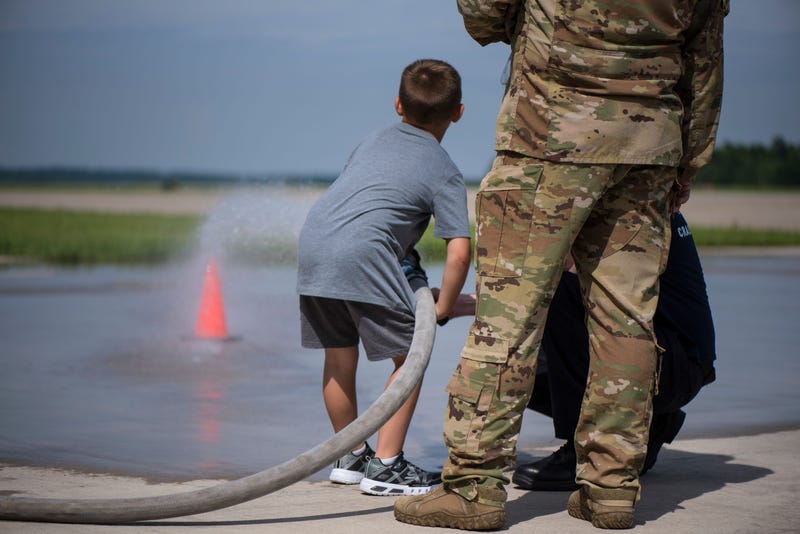 "Take your kid to work day" at the 179th Airlift Wing