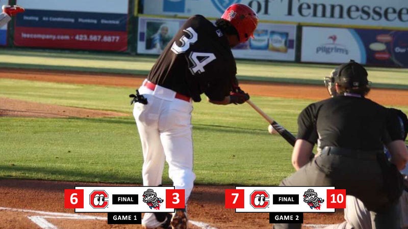 Lookouts Split Double Header