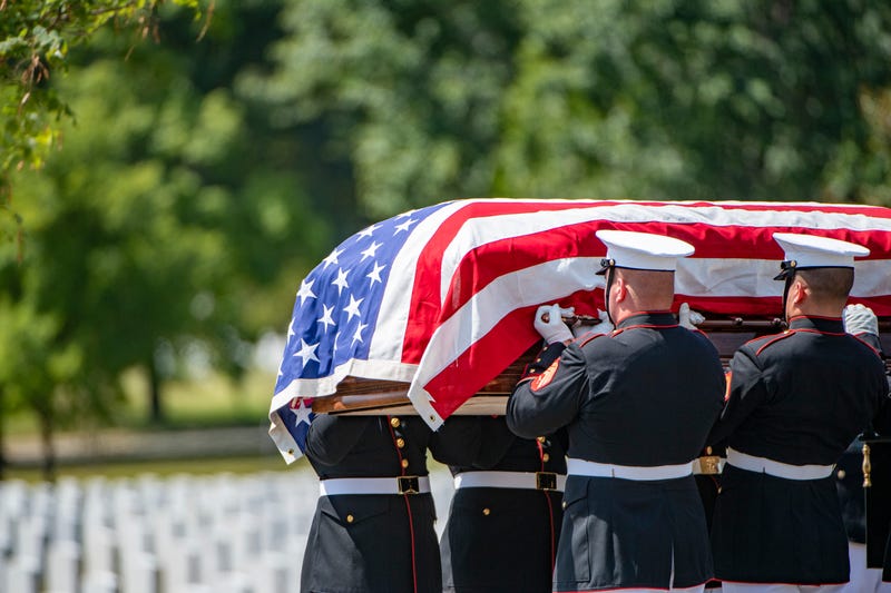 Burial of remains of service member killed in North Korea