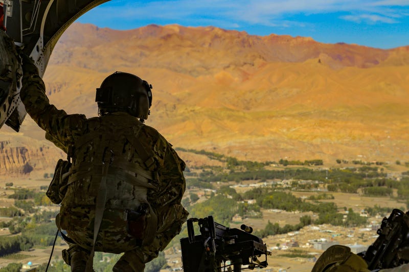 Helicopter over Afghanistan