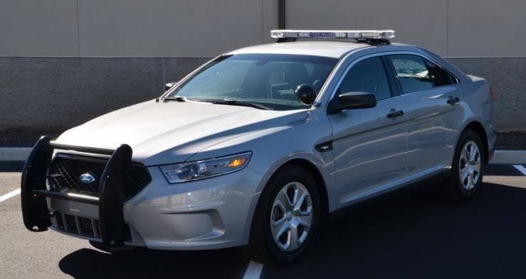 A Connecticut State Police cruiser.