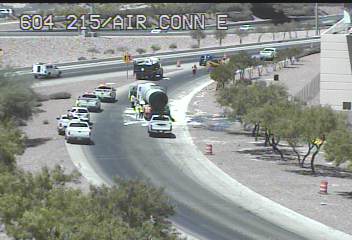 HAZMAT spill closes Airport Connector Onramp on 7-28-20