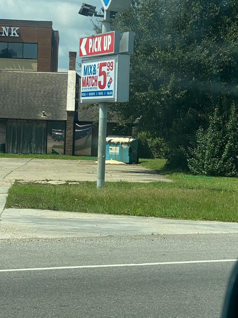 Pizza dumpster