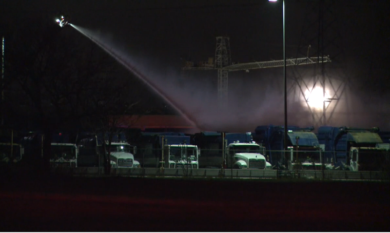 Haltom City Trash Truck Fire