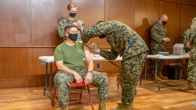 Marines OK first religious exemptions for COVID-19 vaccine