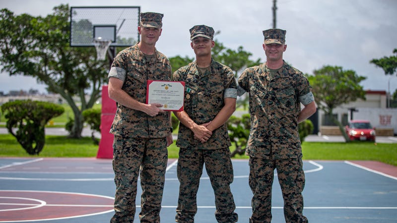 Stationed in Japan, Marine's quick action saves a life