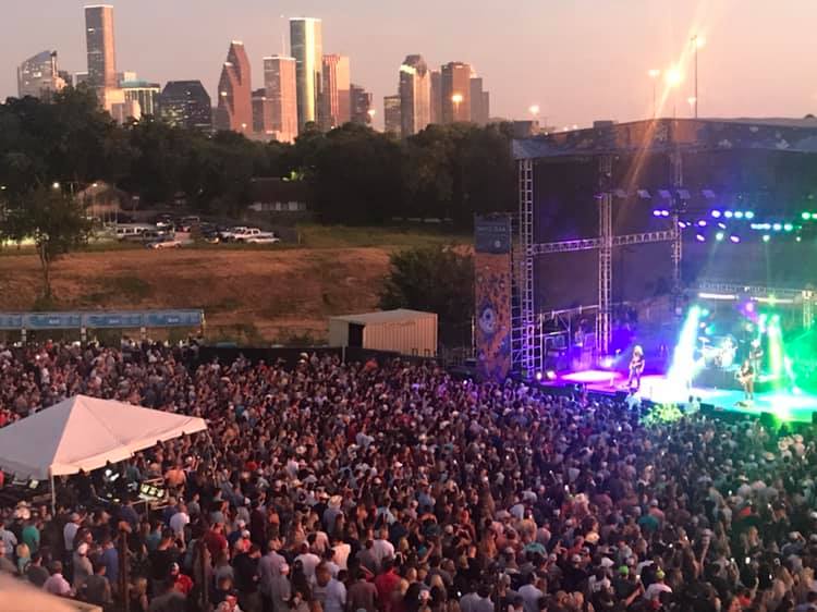 houston background concert
