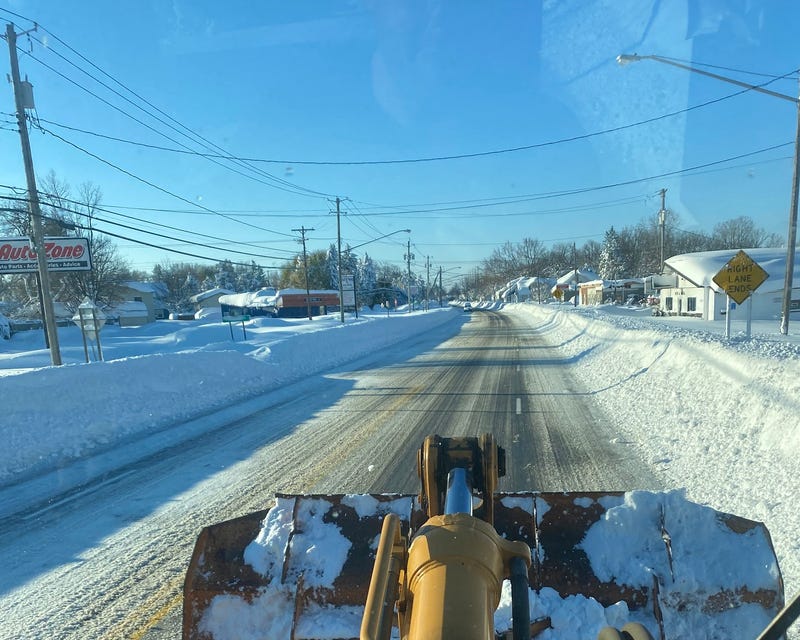 Camp Road in Hamburg after Snowvember 2.0