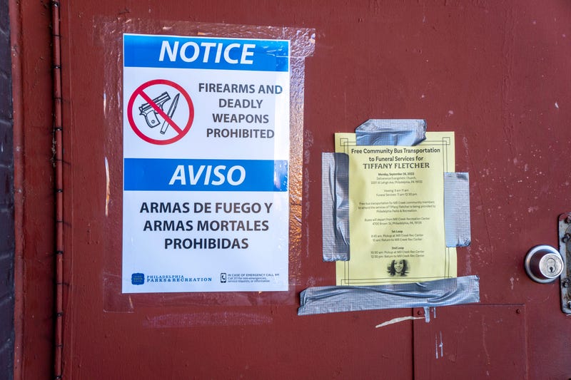 Signs will be posted at all rec centers across the city notifying the public of the mayor's executive order banning weapons.