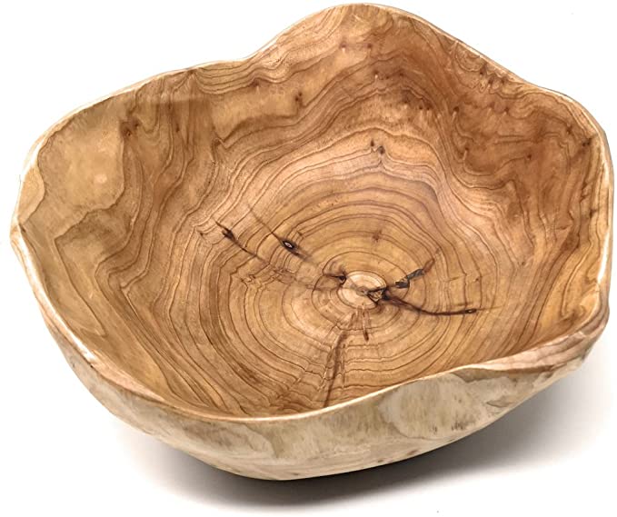 wood serving bowl