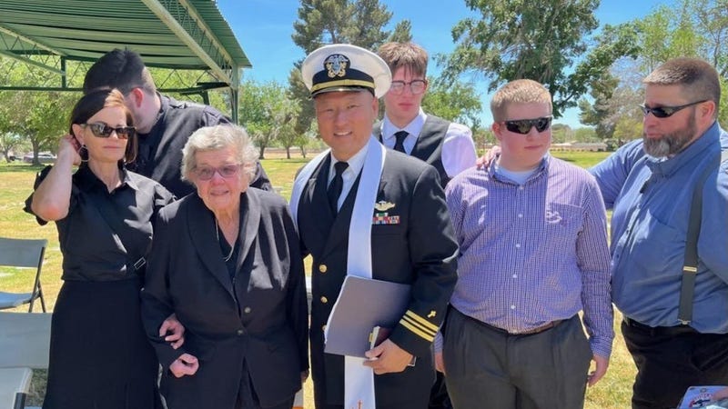 U.S. Navy sailor laid to rest after 8 decades