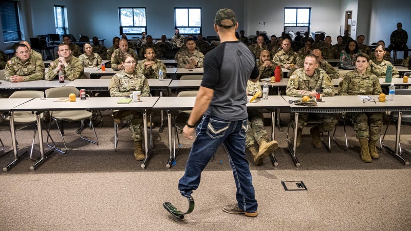 Weight We Carry: Disabled veteran teaches resiliency in face of suicide
