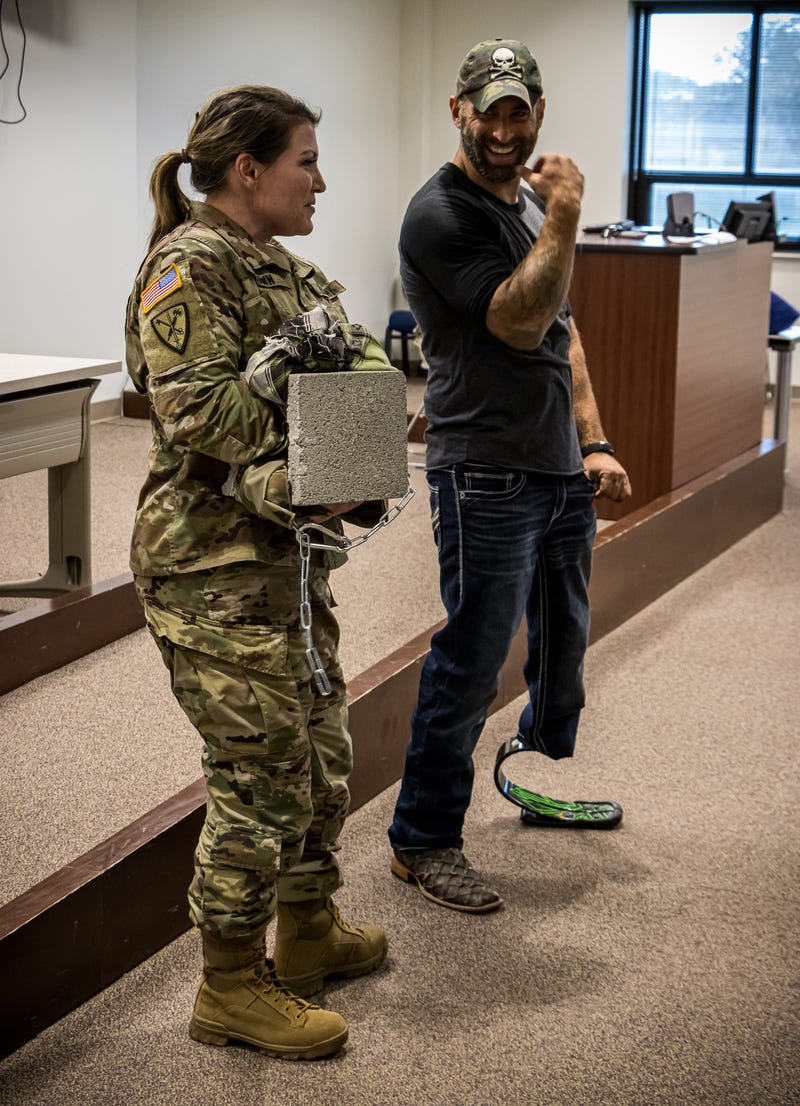 Weight We Carry: Disabled veteran teaches resiliency in face of suicide