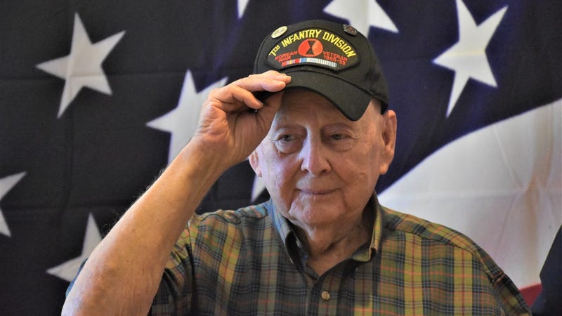 Korean War veteran honored at emotional recognition ceremony