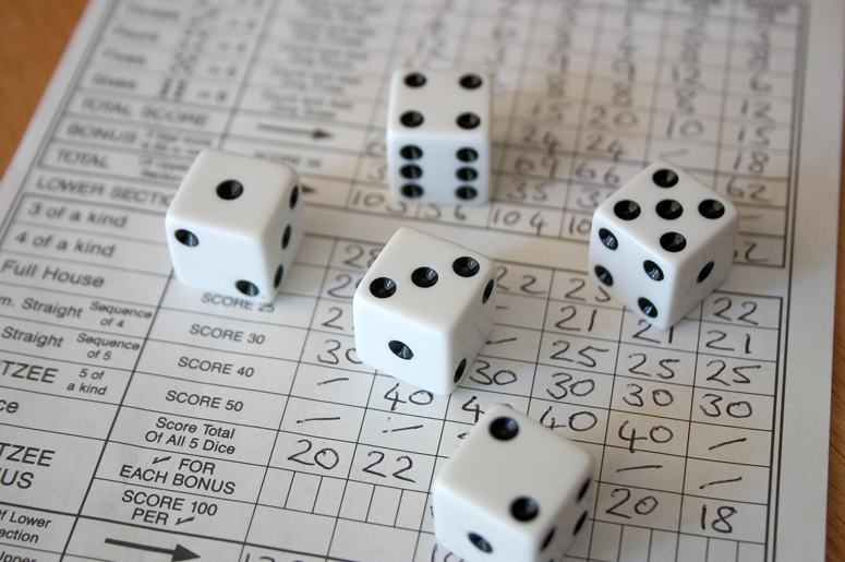 Yahtzz Score Card