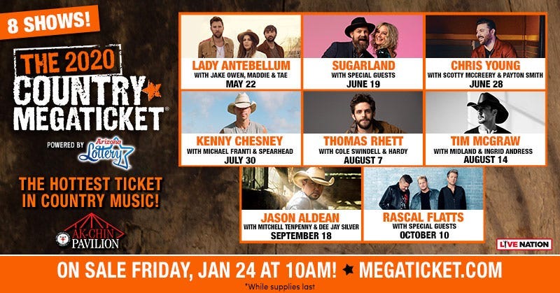2020 Country Megaticket
