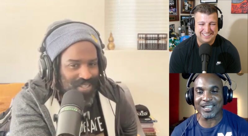 Ricky Williams with Tobin and Leroy