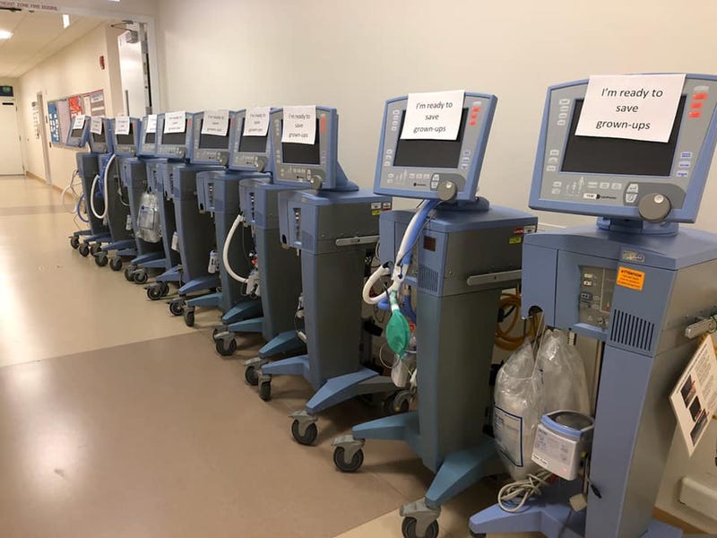 Lurie Children's Hospital is helping other hospitals by loaning their ventilators.