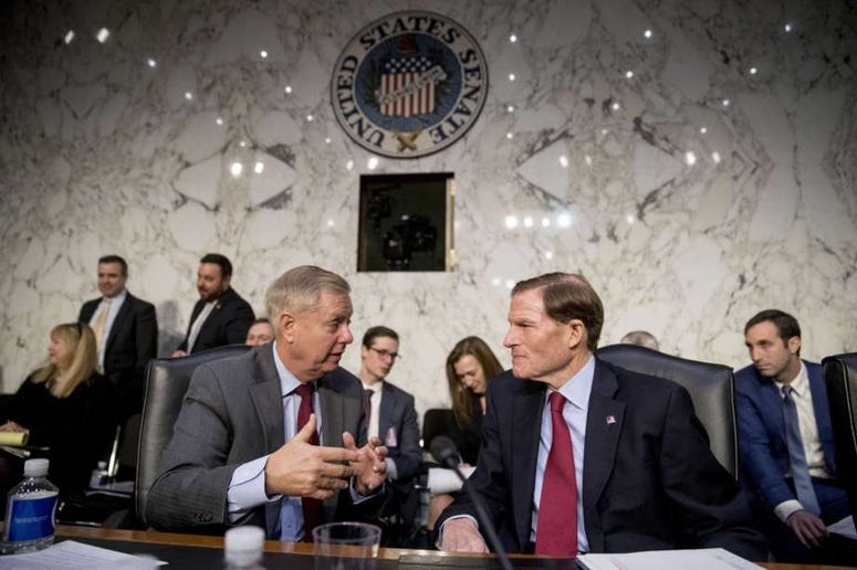 Senators Lindsey Graham and Richard Blumenthal