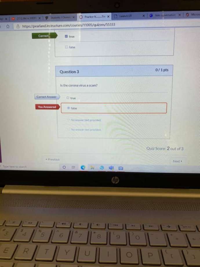 Quiz Question
