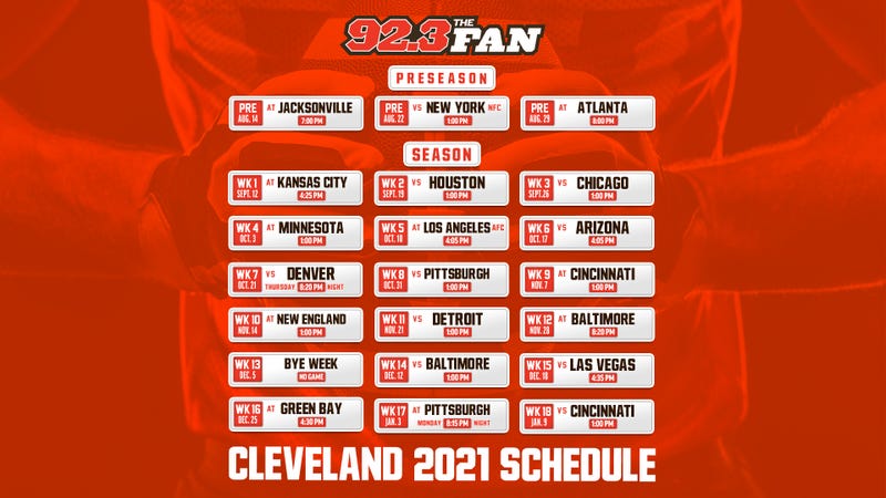 Browns Schedule