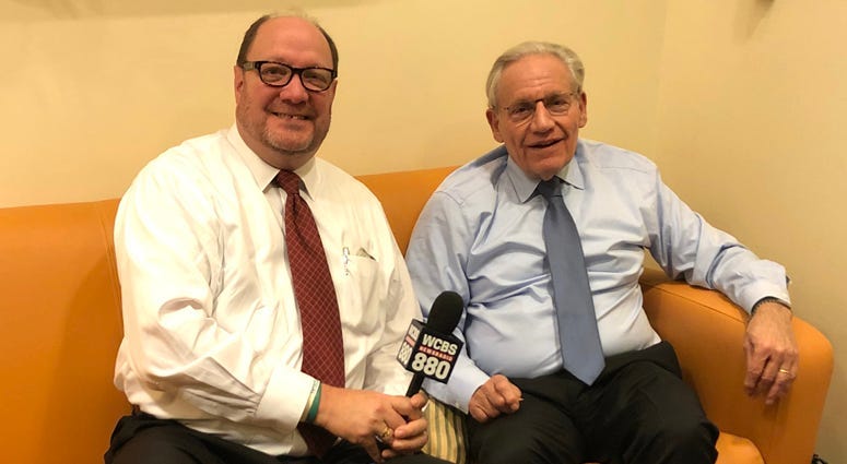 Steve Scott with Bob Woodward