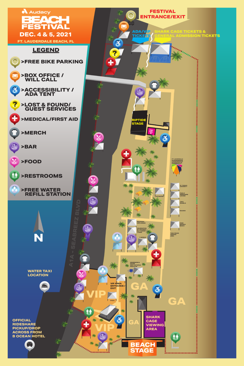 Everything you need to know about Audacy Beach Festival