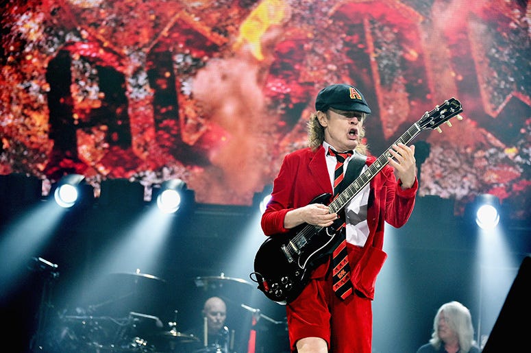 Angus Young of AC/DC