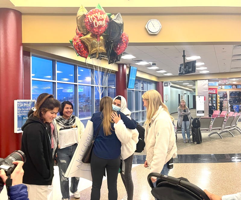 Afghan woman who helped U.S. troops is welcomed to America Afghan woman who helped U.S. troops is welcomed to America