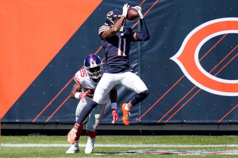 Trubisky 2 TD passes, Barkley hurt as Bears edge Giants