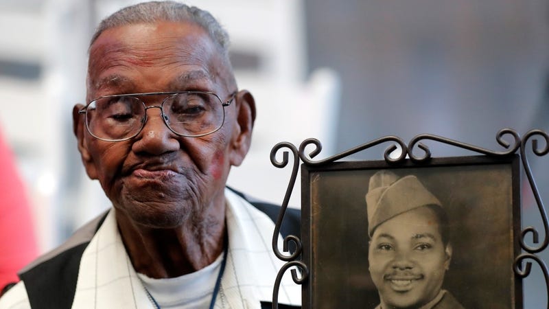 Oldest U.S. veteran of WWII celebrates his 112th birthday