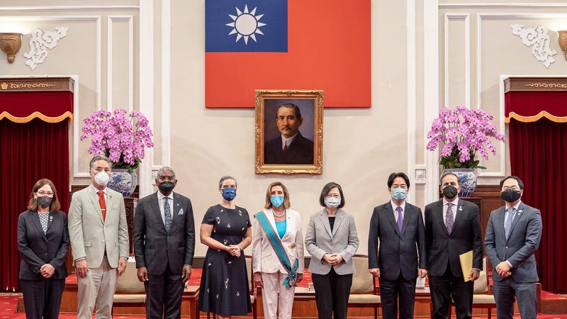 Pelosi says US will not abandon Taiwan as China protests