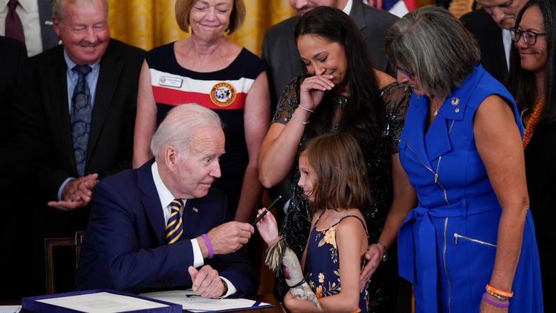 Veterans 'burn pits' bill marks a personal victory for Biden