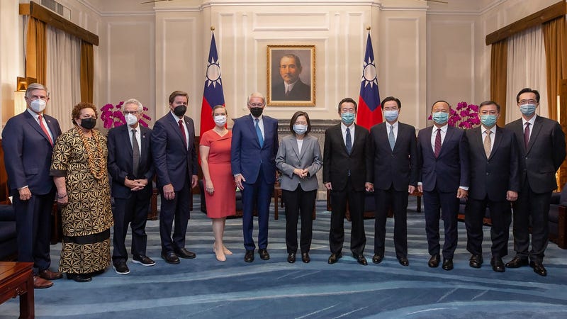 China announces new drills as US delegation visits Taiwan