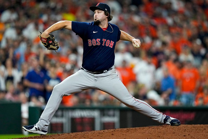 Boston Red Sox relief pitcher Josh Taylor throws against the Houston Astros