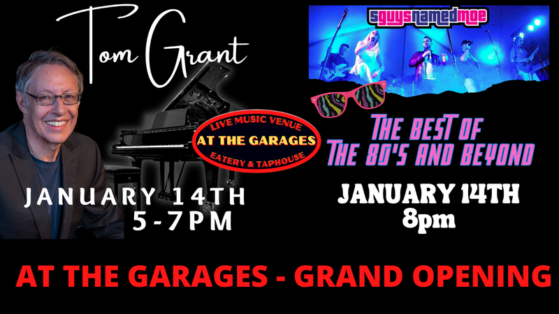 At The Garages Eatery & Taphouse GRAND OPENING!