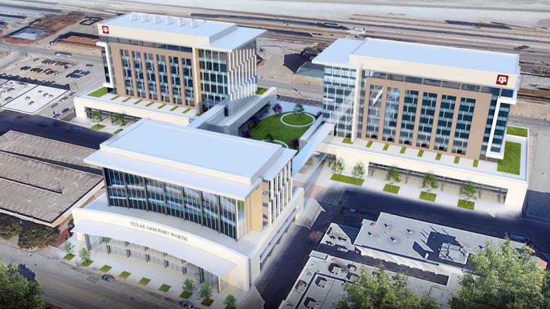 Texas A&M downtown Fort Worth campus, Aggieland North, takes huge step forward