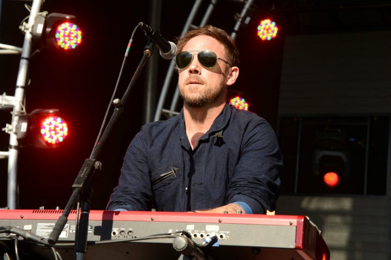Mikel Jollett of The Airborne Toxic Event performs onstage