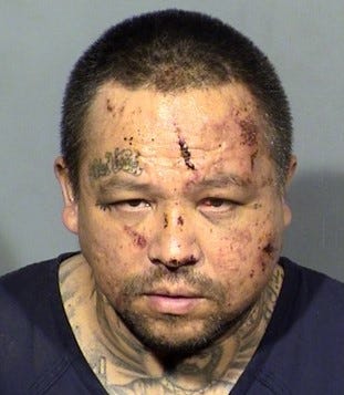 Booking photo of Alberto Santacruz
