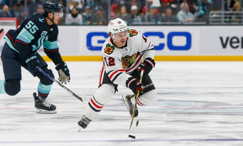 Blackhawks wing Alex DeBrincat