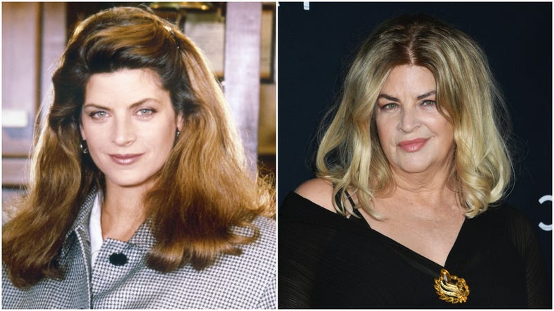 Kristie Alley on "Cheers" and at the premiere of "The Fanatic"