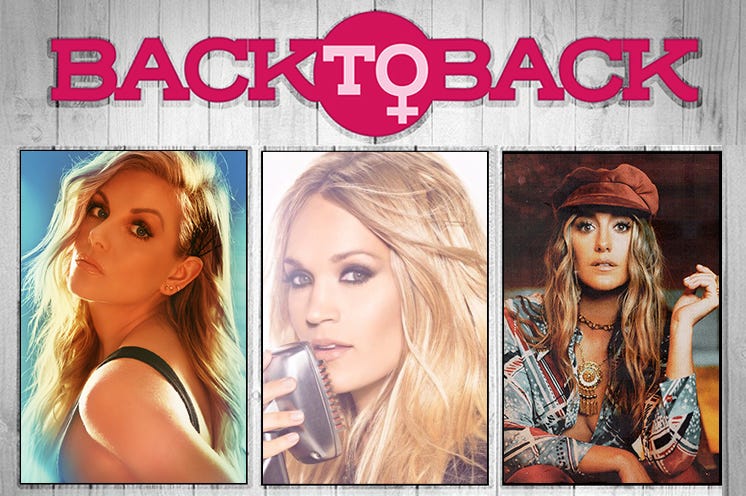 Back To Back: Lindsay Ell, Carrie Underwood, Lainey Wilson